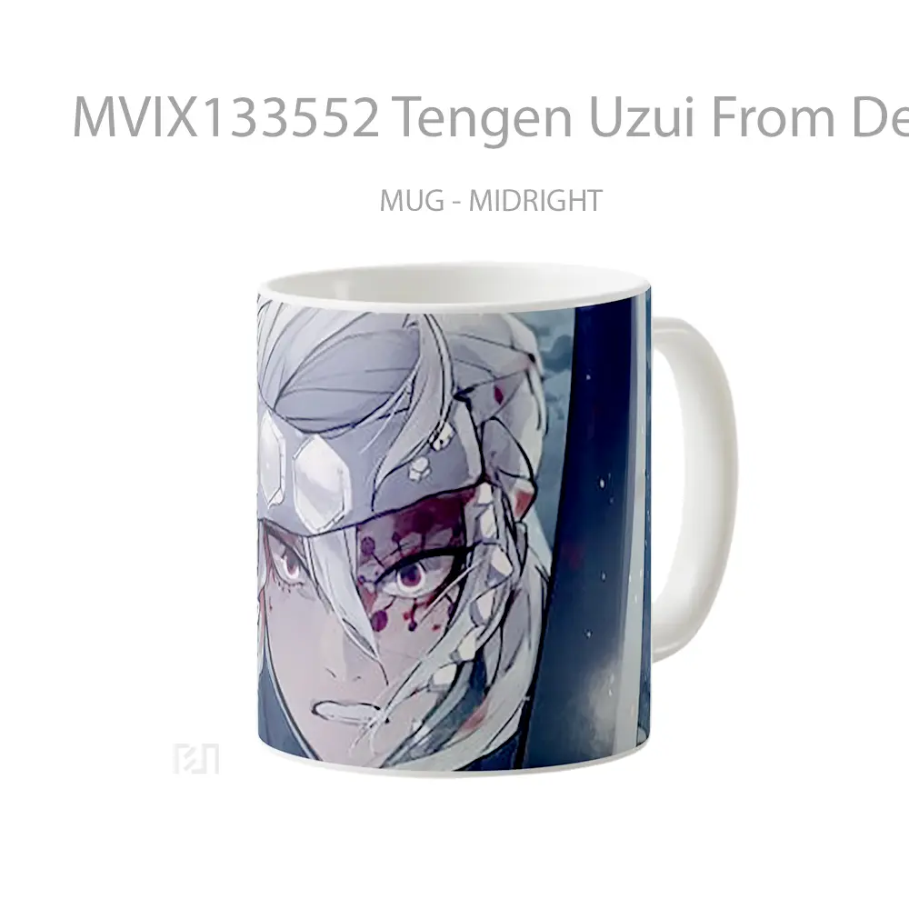 Mug Tengen Uzui From Demon Slayer V3 Cangkir Anime - All-side / Desain