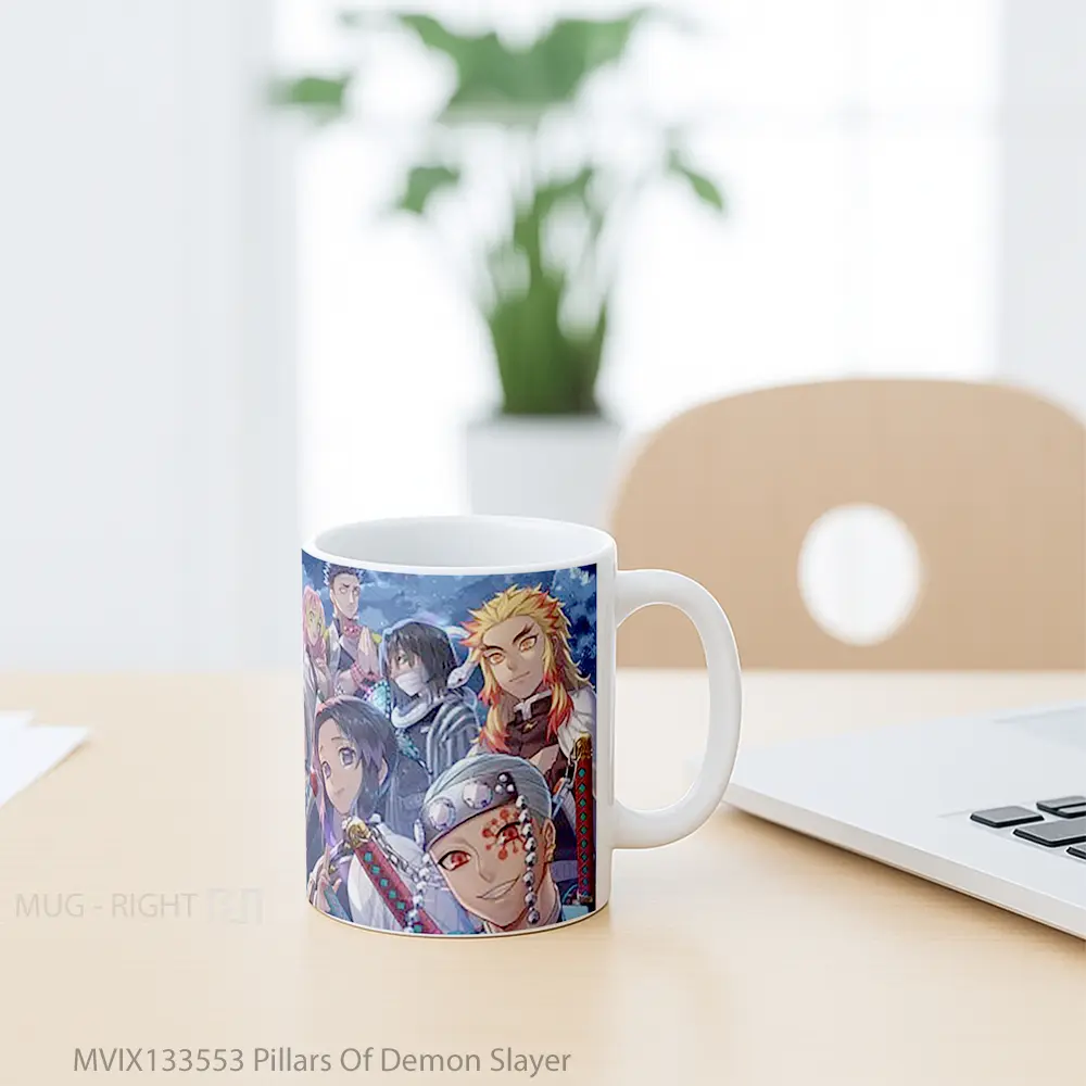 Mug Pillars Of Demon Slayer Cangkir Anime - All-side / Desain