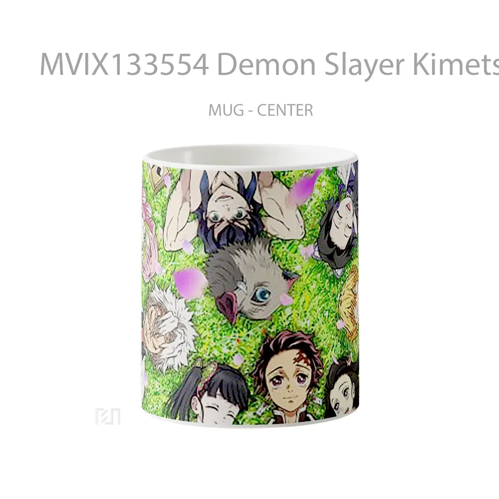 Mug Demon Slayer Kimetsu No Yaiba Characters V2 Cangkir Anime
