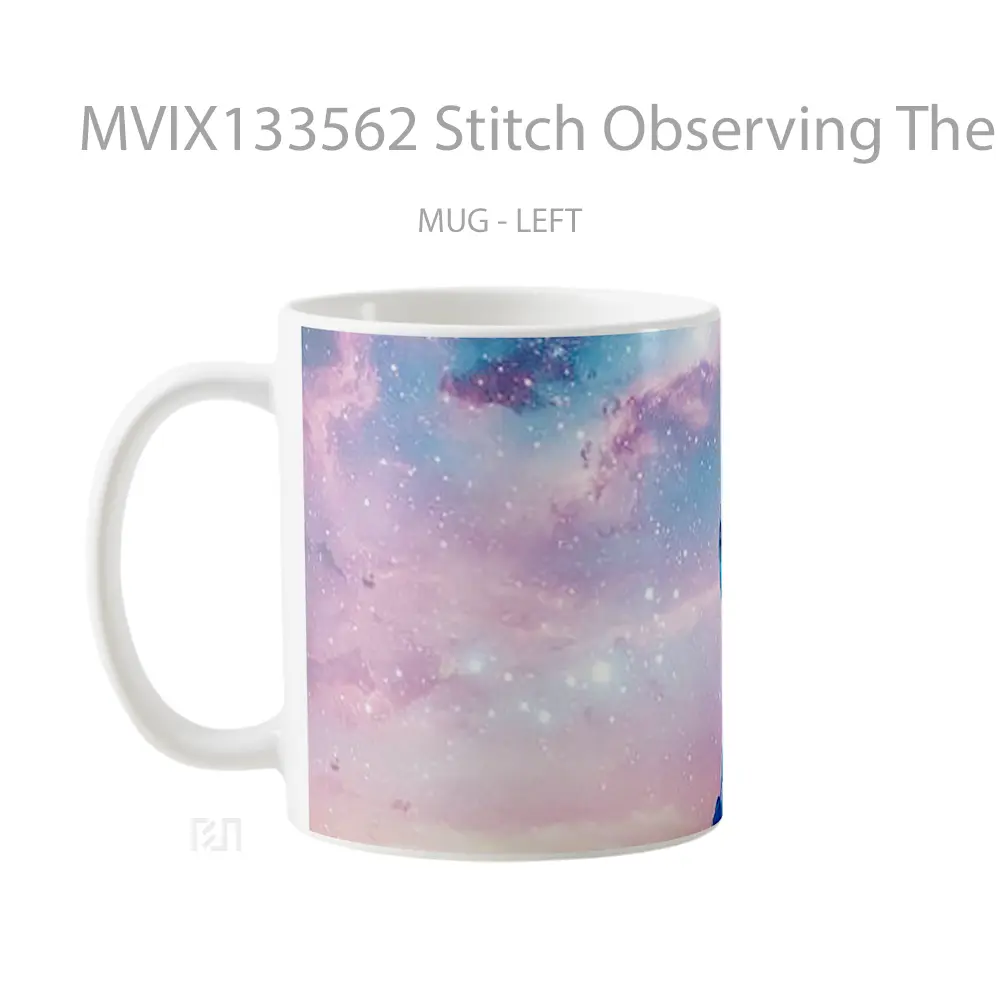 Mug Stitch Observing The Universe Gelas Astronomi - All-side / Desain
