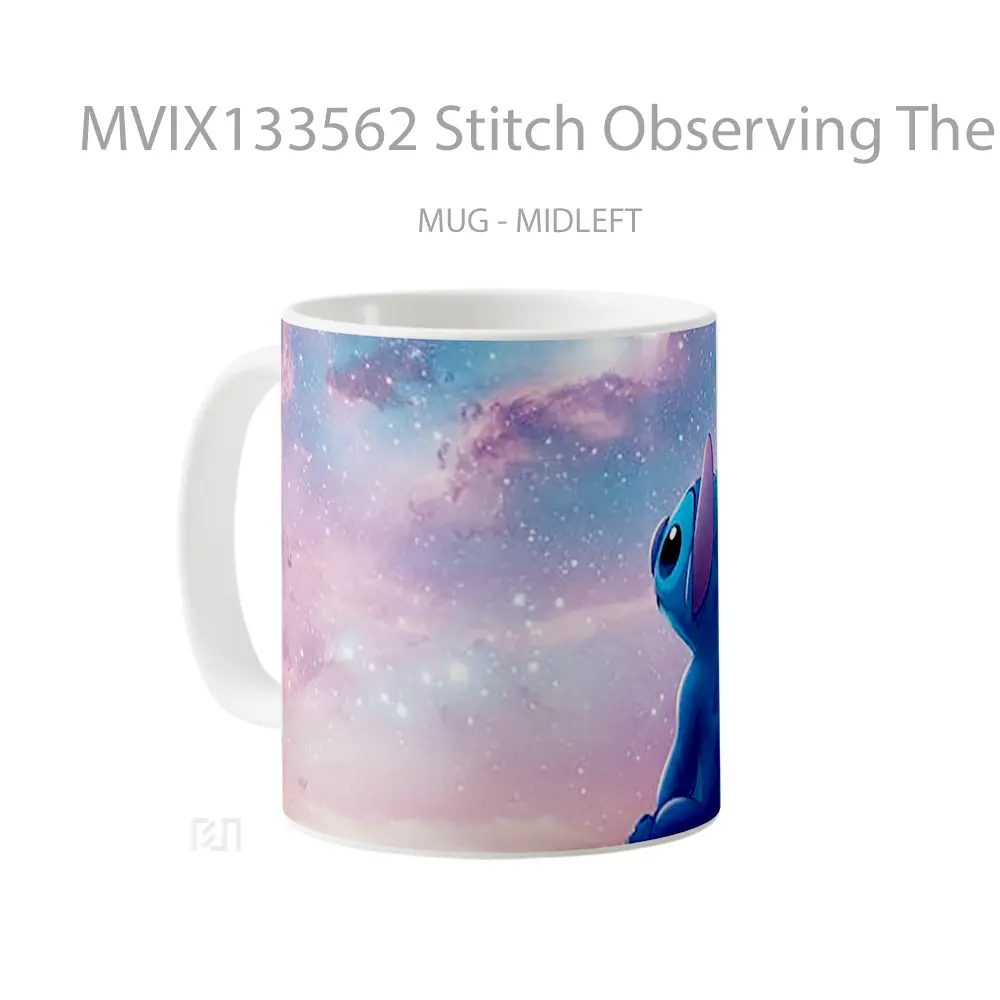 Mug Stitch Observing The Universe Gelas Astronomi - All-side / Desain