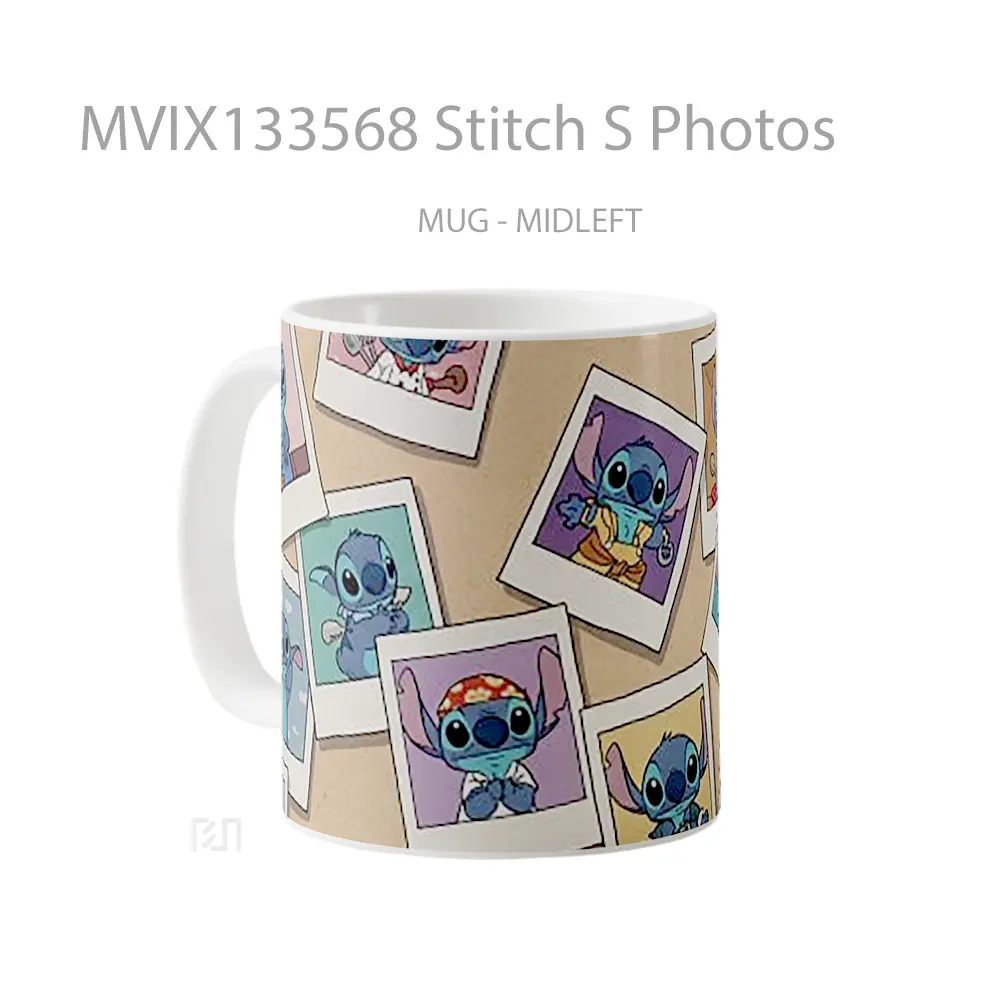 Mug Stitch S Photos Gelas Keramik Unik - All-side / Desain