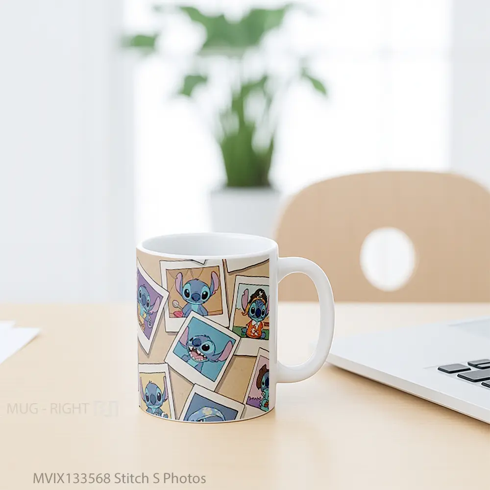 Mug Stitch S Photos Gelas Keramik Unik - All-side / Desain