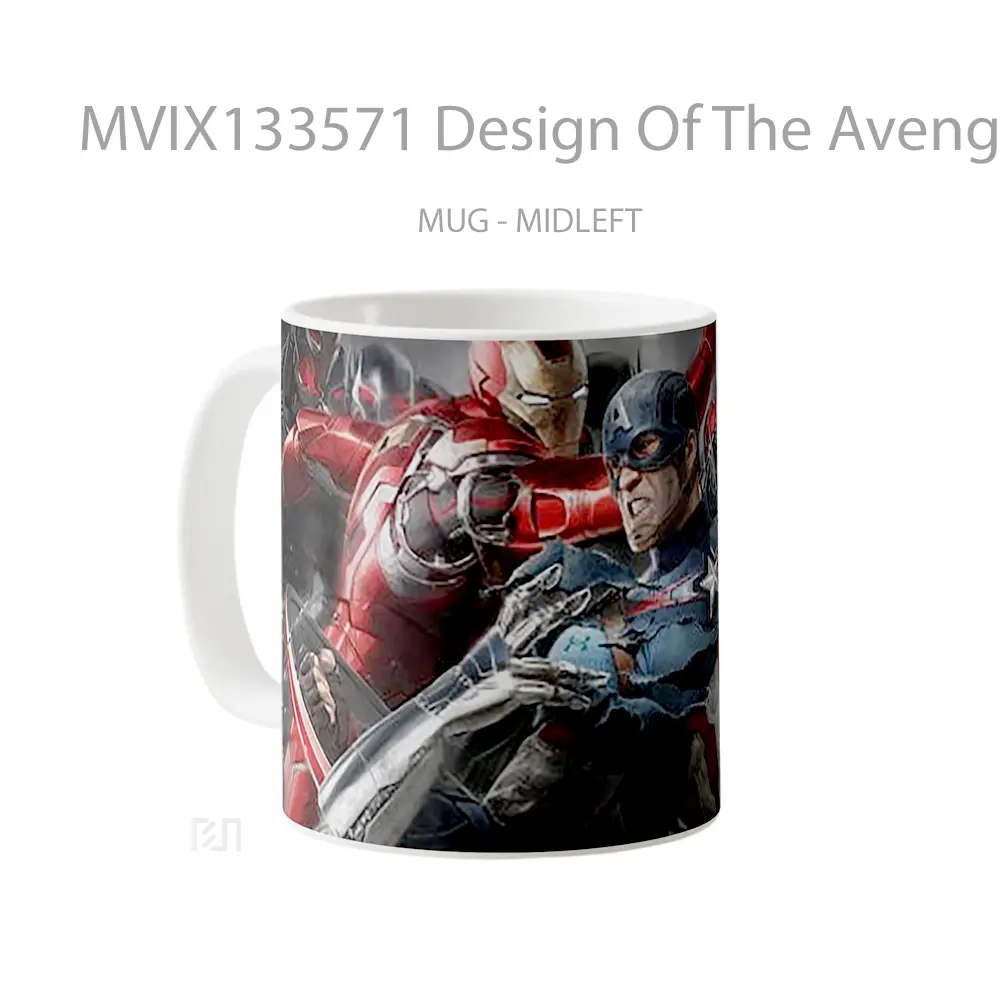 Mug Design Of The Avengers Gelas Superhero - All-side / Desain