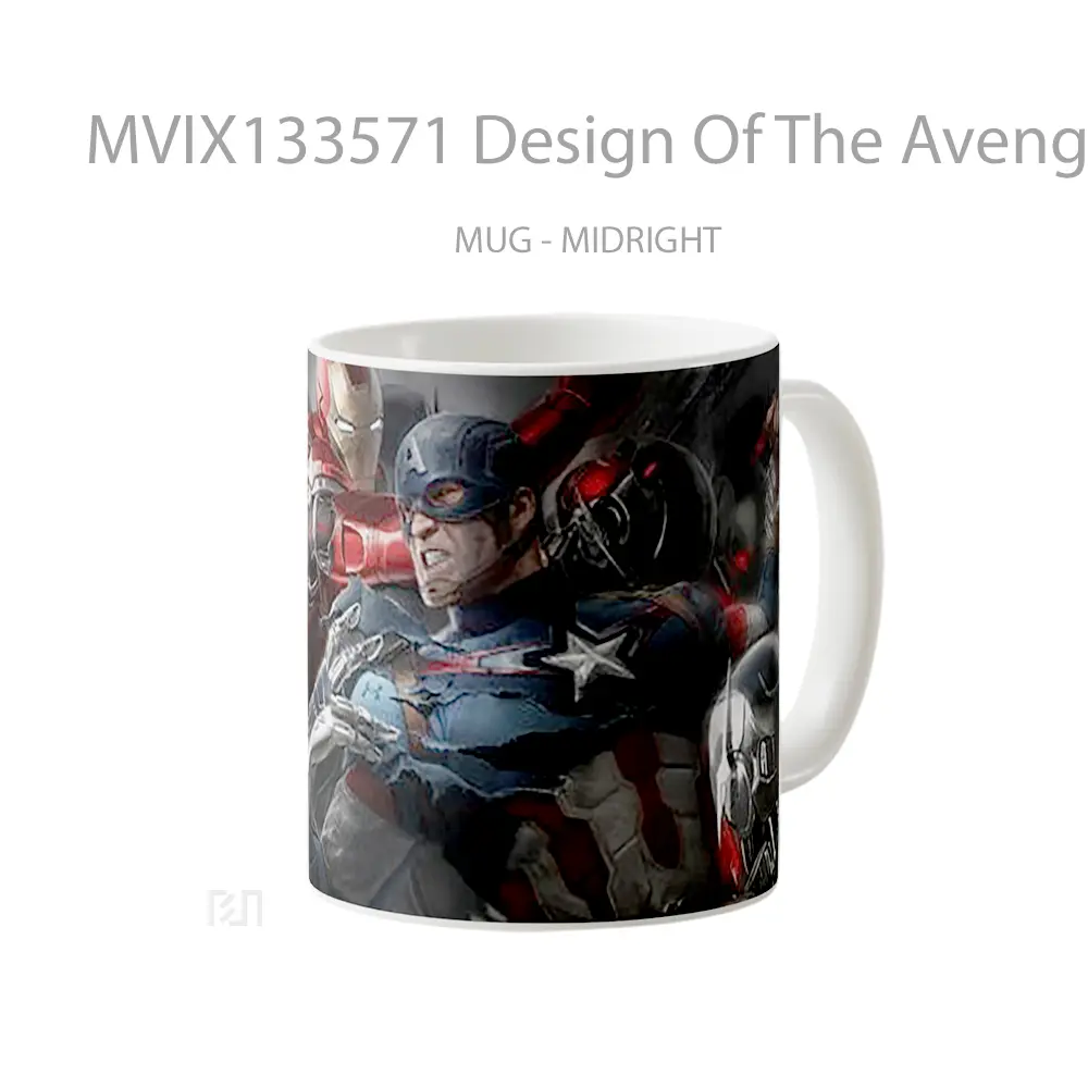 Mug Design Of The Avengers Gelas Superhero - All-side / Desain