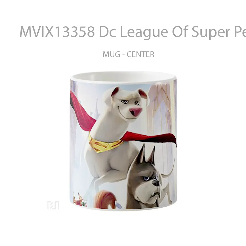 Mug Dc League Of Super Pets Movie Poster Gelas Superhero