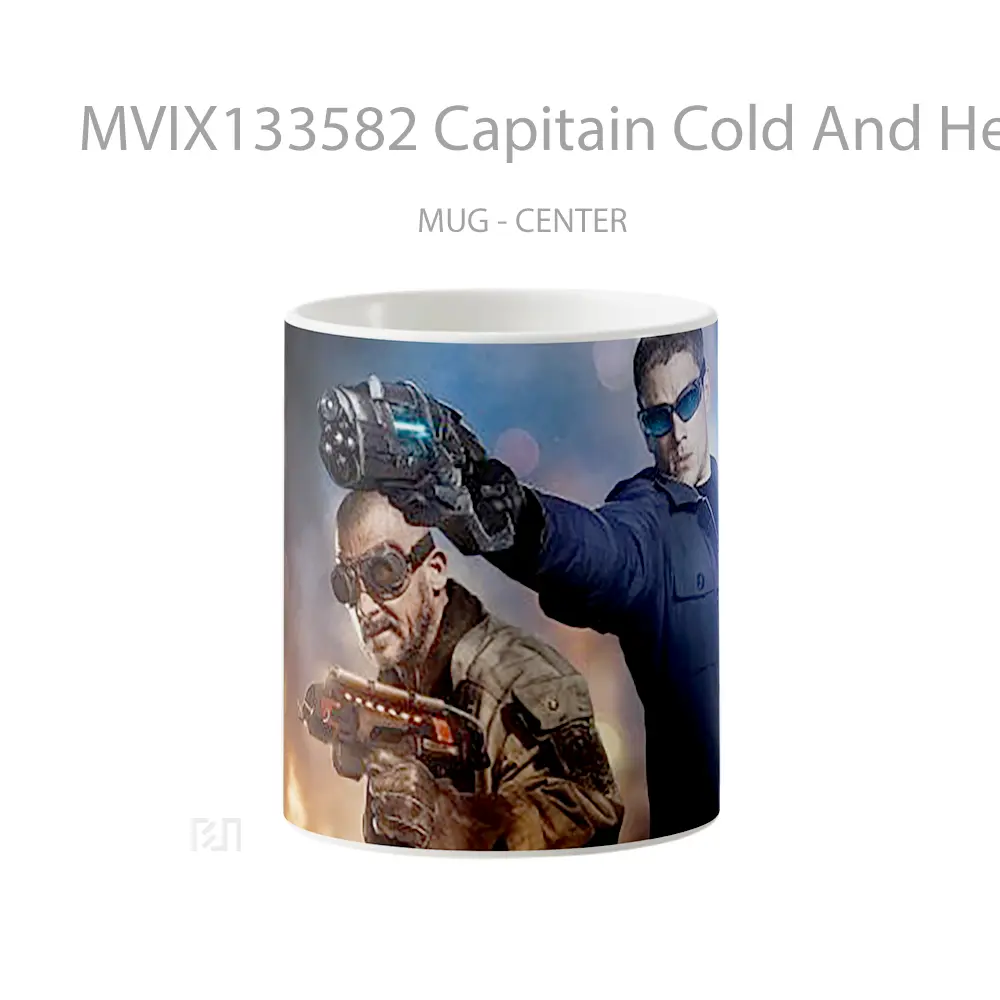 Mug Capitain Cold And Heat Wave In The Flash Gelas Superhero