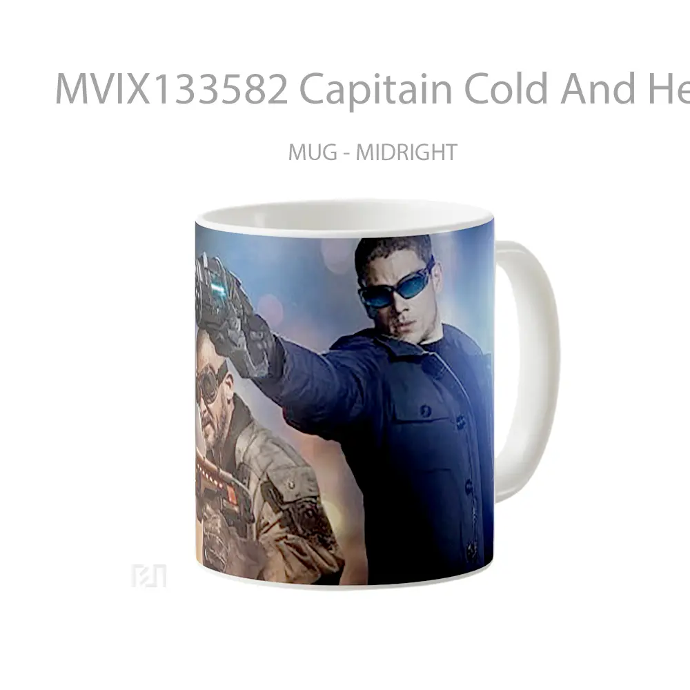 Mug Capitain Cold And Heat Wave In The Flash Gelas Superhero - All-side / Desain