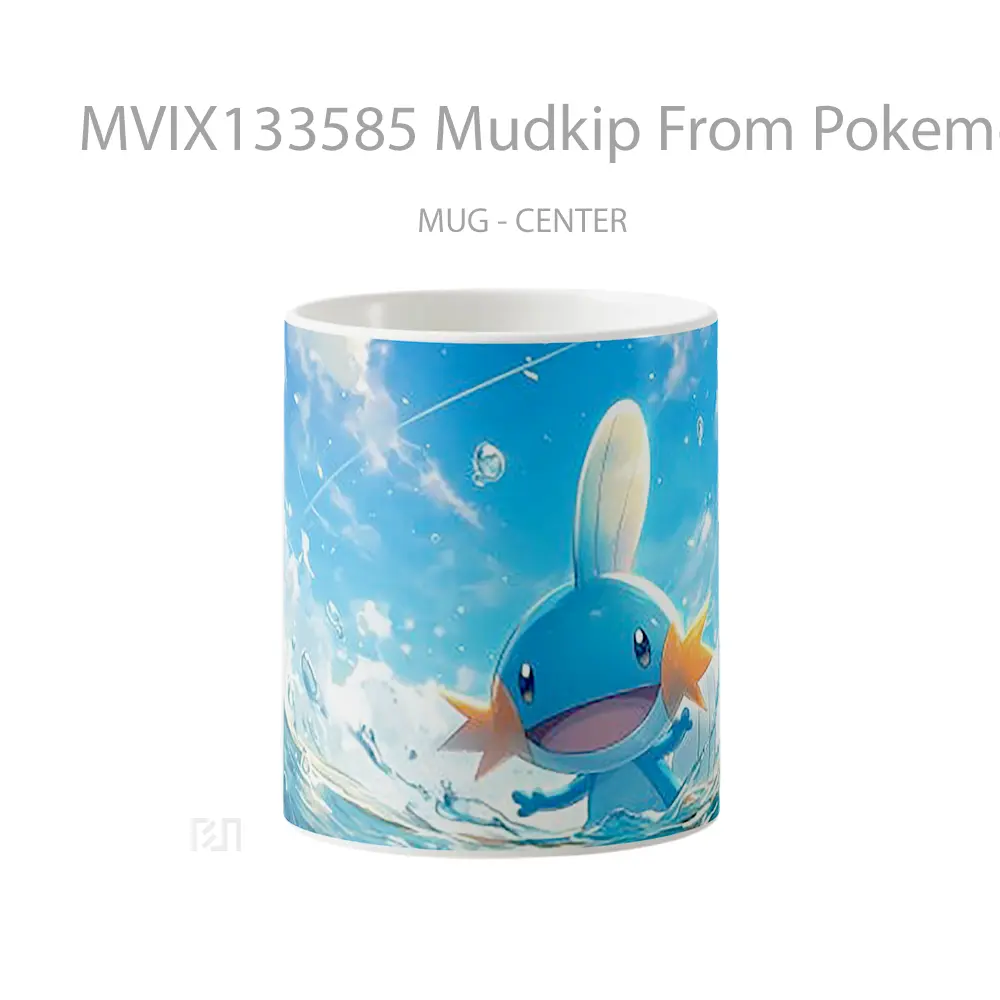 Mug Mudkip From Pokemon Cangkir Anime