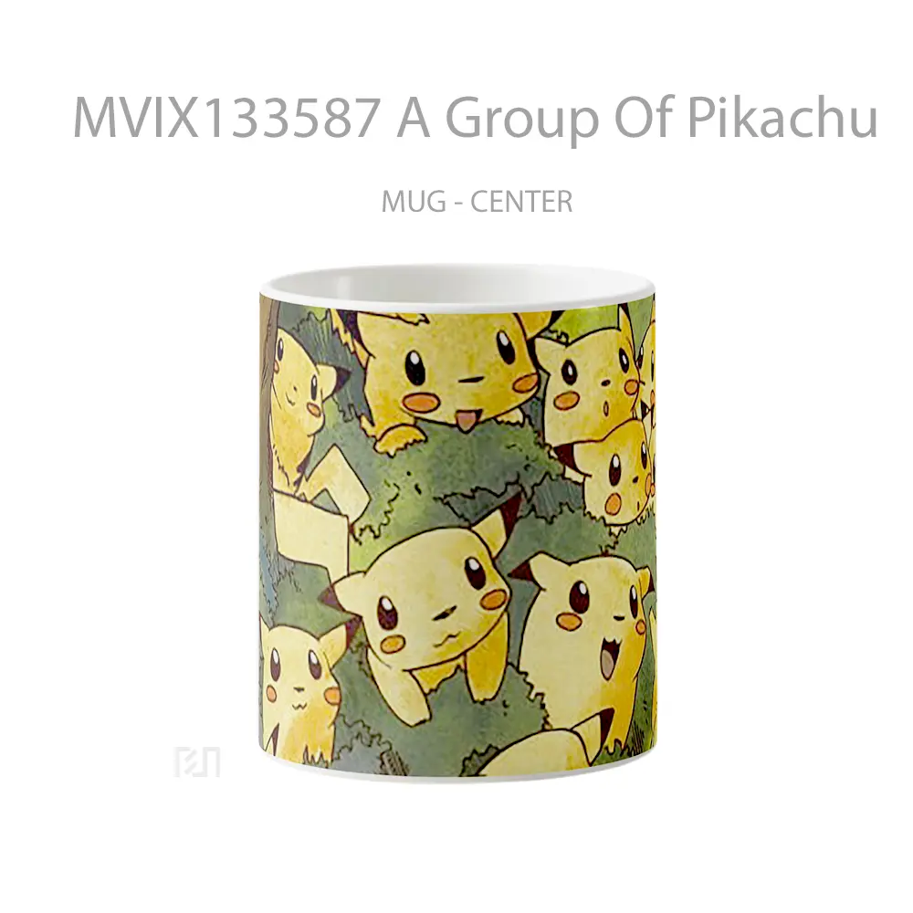 Mug A Group Of Pikachu Gelas Keramik Unik