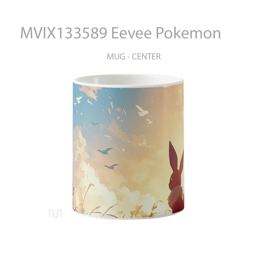 Mug Eevee Pokemon Cangkir Anime