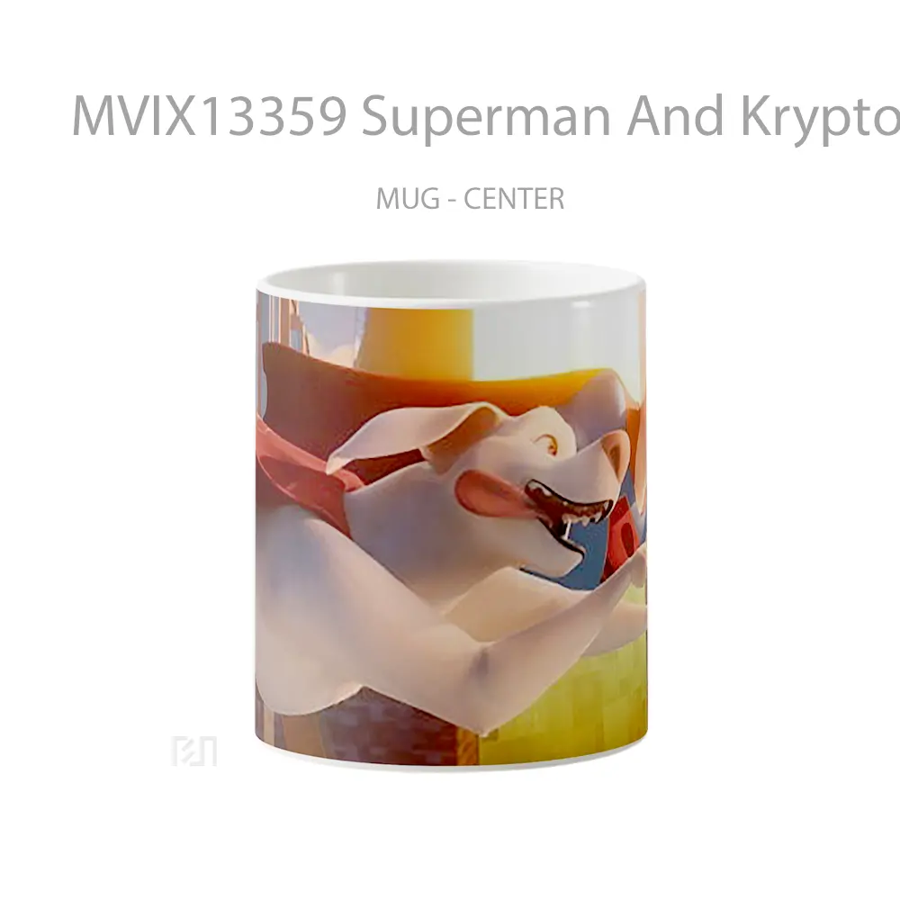 Mug Superman And Krypto Dc League Of Super Pets Gelas Superhero