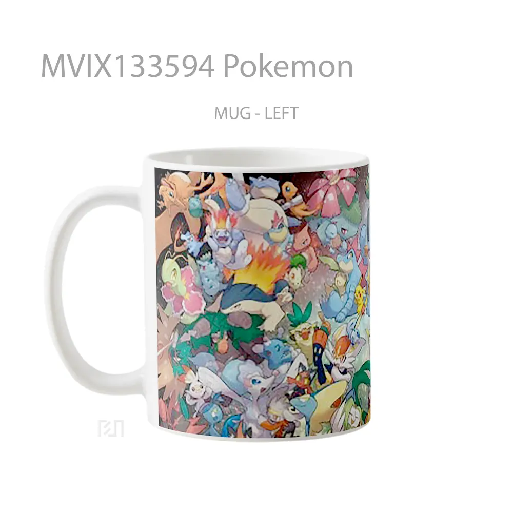 Mug Pokemon Cangkir Anime - All-side / Desain