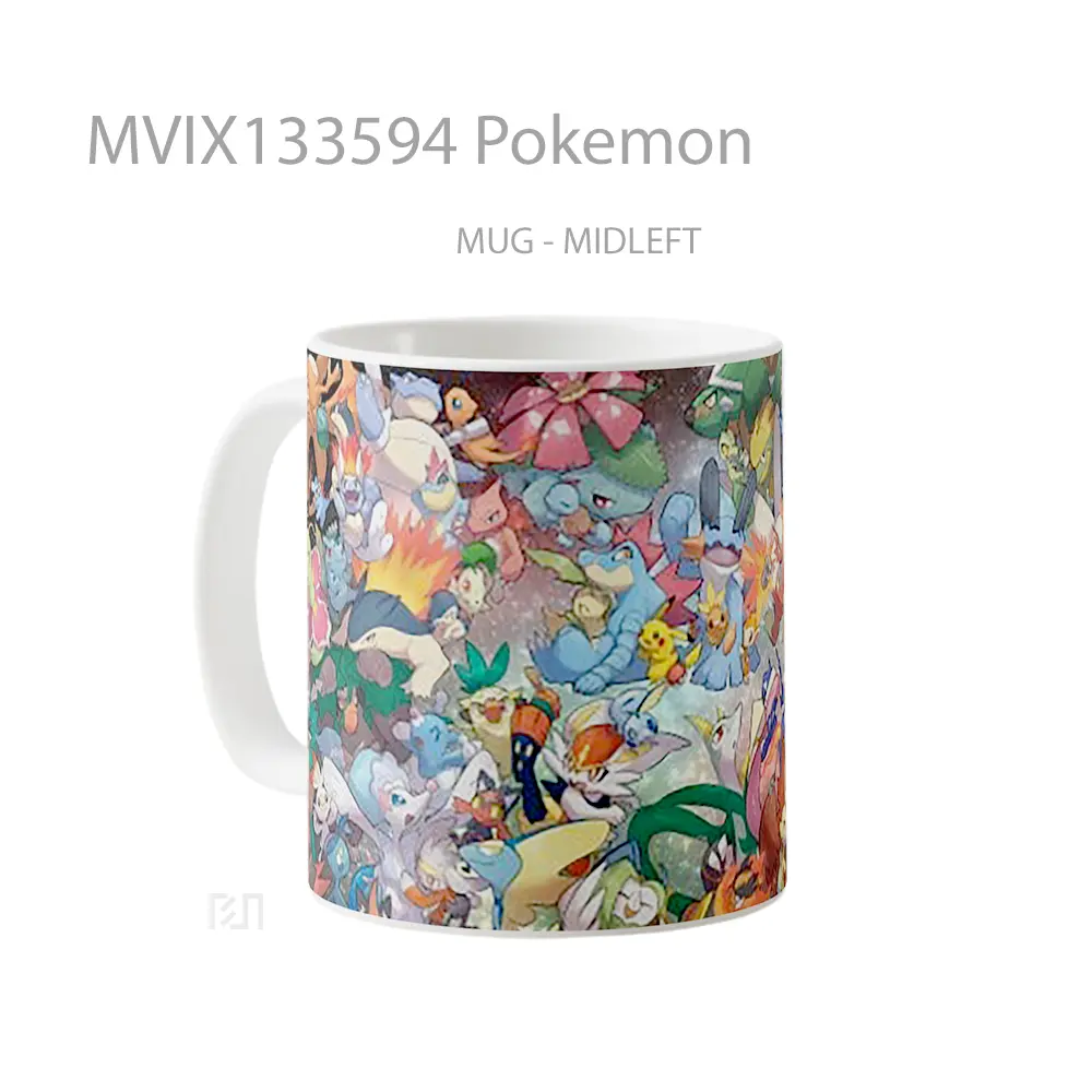 Mug Pokemon Cangkir Anime - All-side / Desain