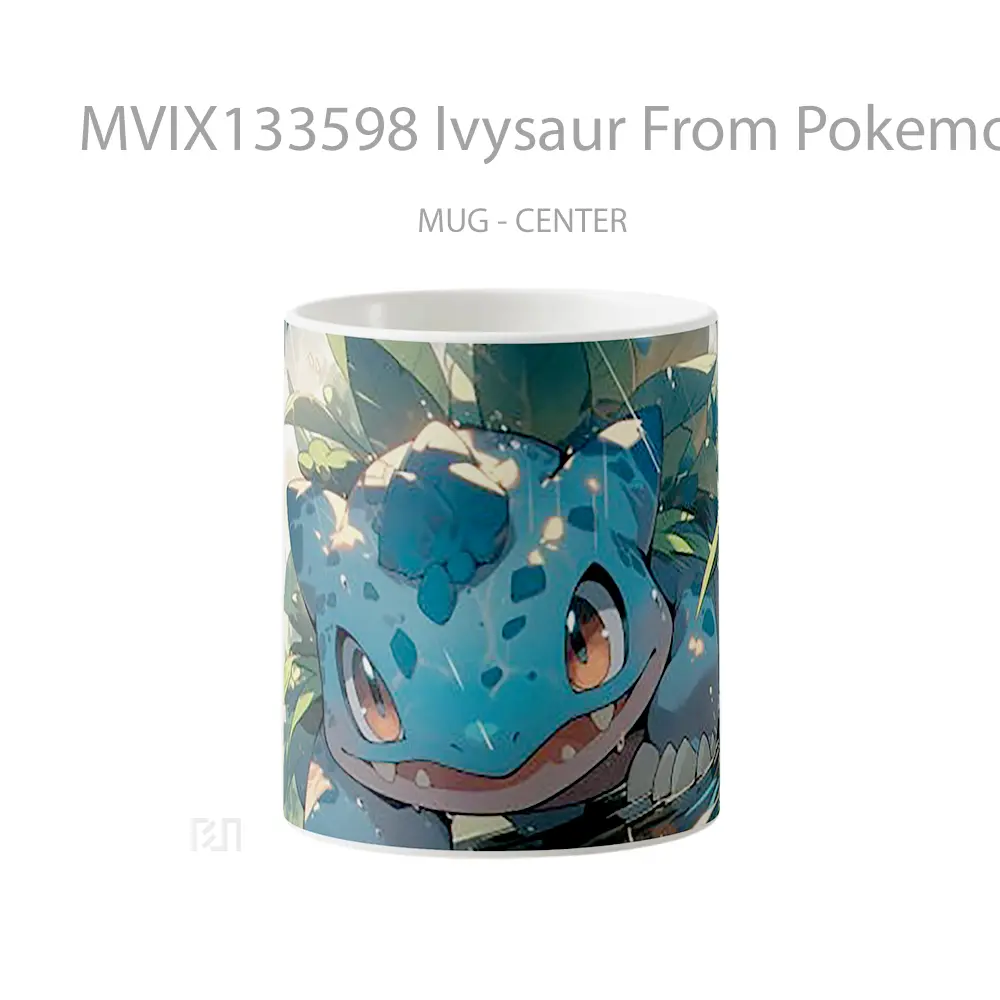 Mug Ivysaur From Pokemon Cangkir Anime