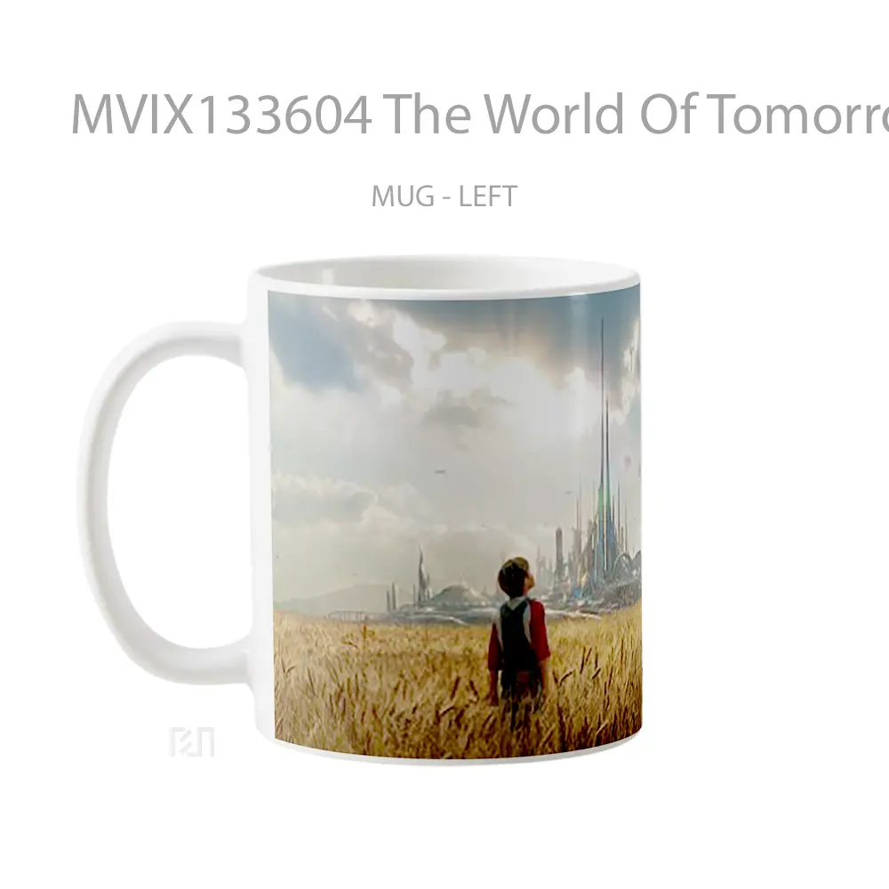 Mug The World Of Tomorrow Gelas Keramik Unik - All-side / Desain