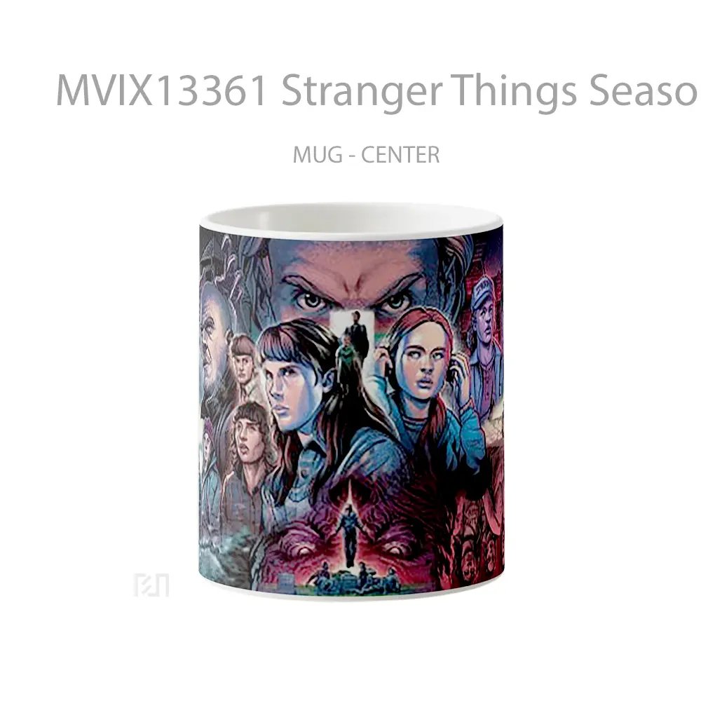 Mug Stranger Things Season 4 Characters Gelas Keramik Unik