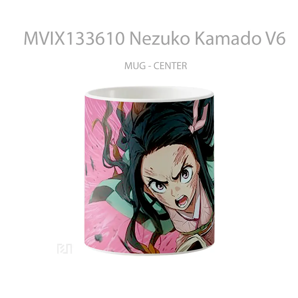 Mug Nezuko Kamado V6 Cangkir Anime