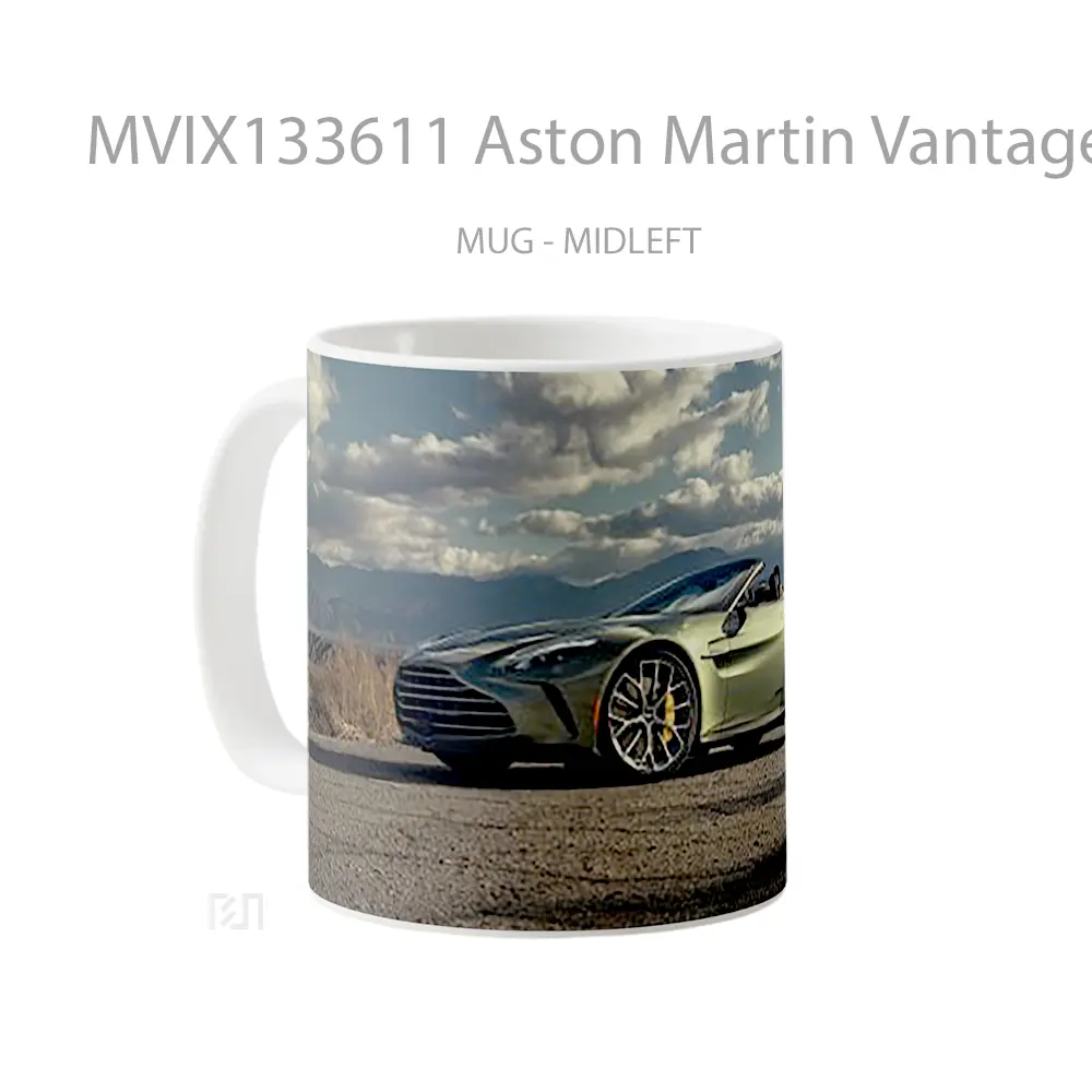 Mug Aston Martin Vantage Roadster Cangkir Mobil - All-side / Desain