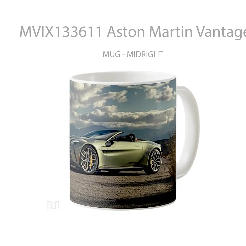 Mug Aston Martin Vantage Roadster Cangkir Mobil - All-side / Desain