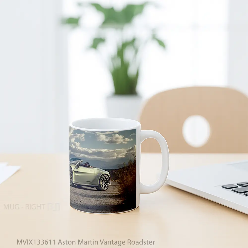 Mug Aston Martin Vantage Roadster Cangkir Mobil - All-side / Desain