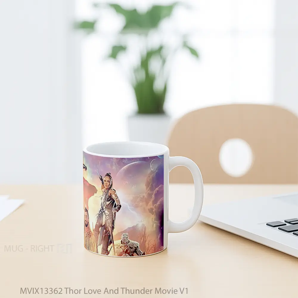 Mug Thor Love And Thunder Movie V1 Gelas Superhero - All-side / Desain
