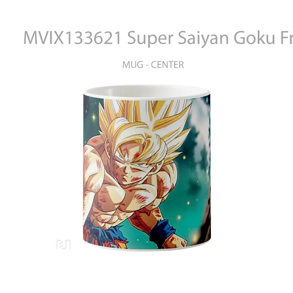 Mug Super Saiyan Goku From Dragon Ball Cangkir Anime