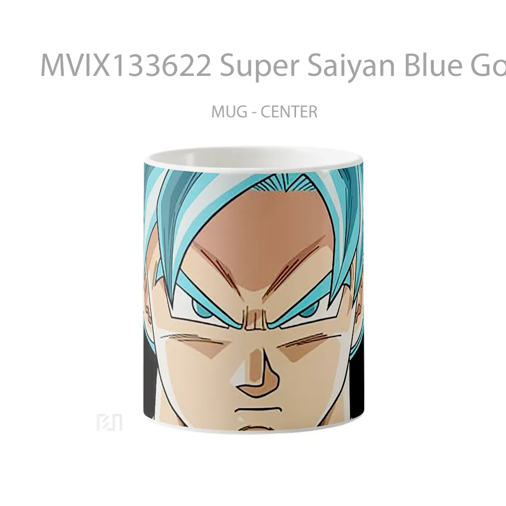 Mug Super Saiyan Blue Goku Cangkir Anime