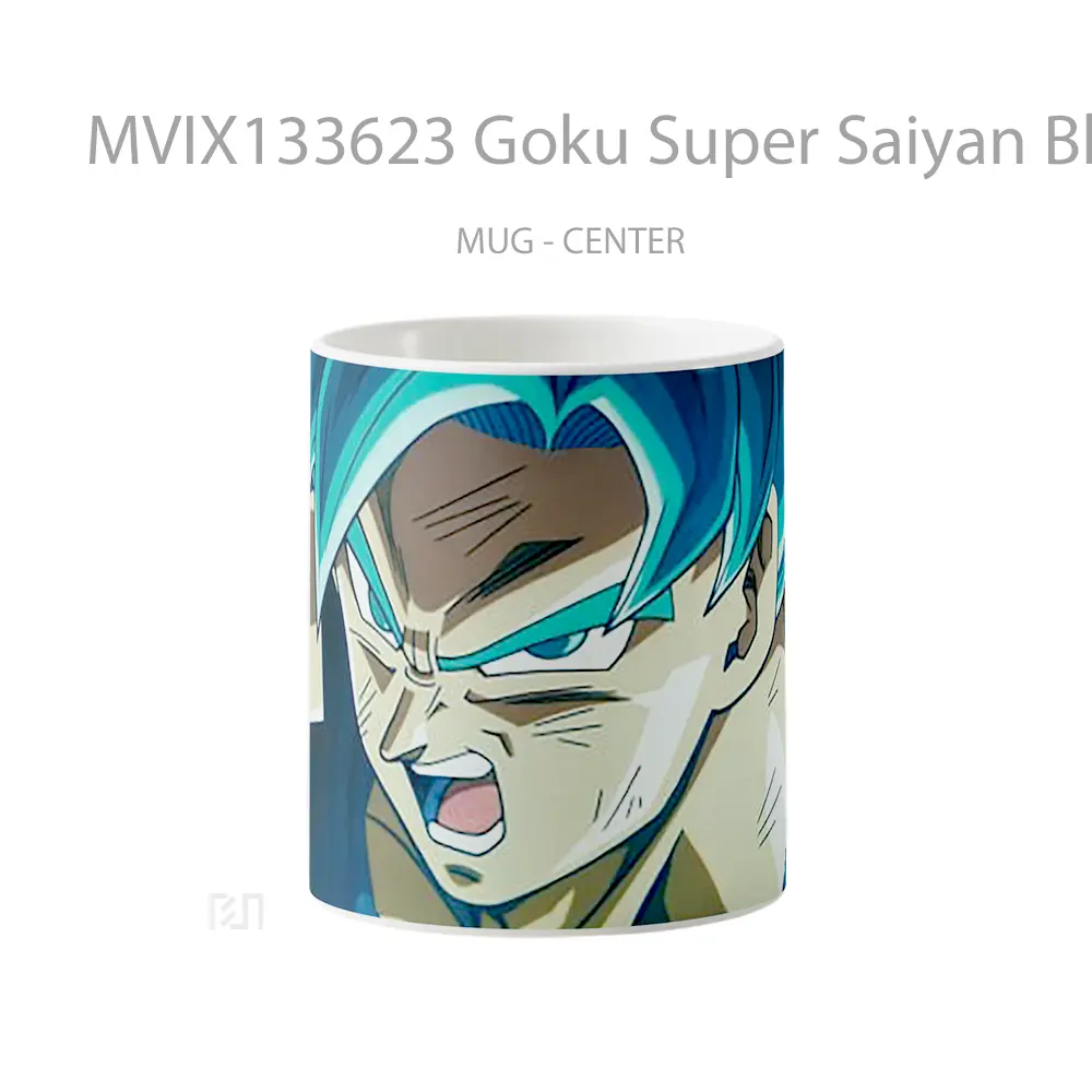 Mug Goku Super Saiyan Blue V2 Cangkir Anime