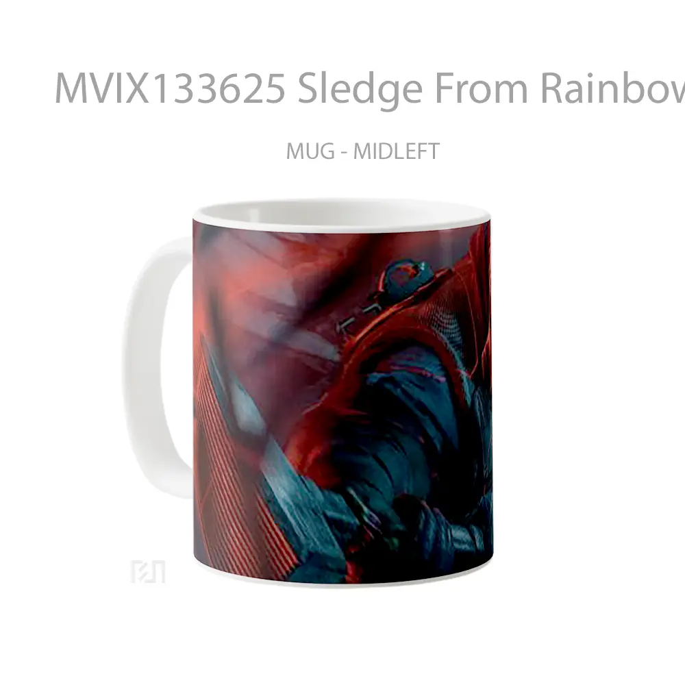 Mug Sledge From Rainbow Six Siege X Gelas Keramik Unik - All-side / Desain