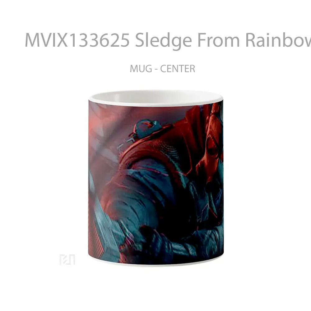 Mug Sledge From Rainbow Six Siege X Gelas Keramik Unik