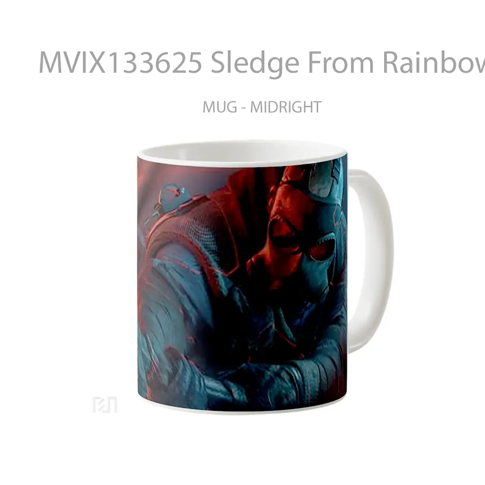 Mug Sledge From Rainbow Six Siege X Gelas Keramik Unik - All-side / Desain