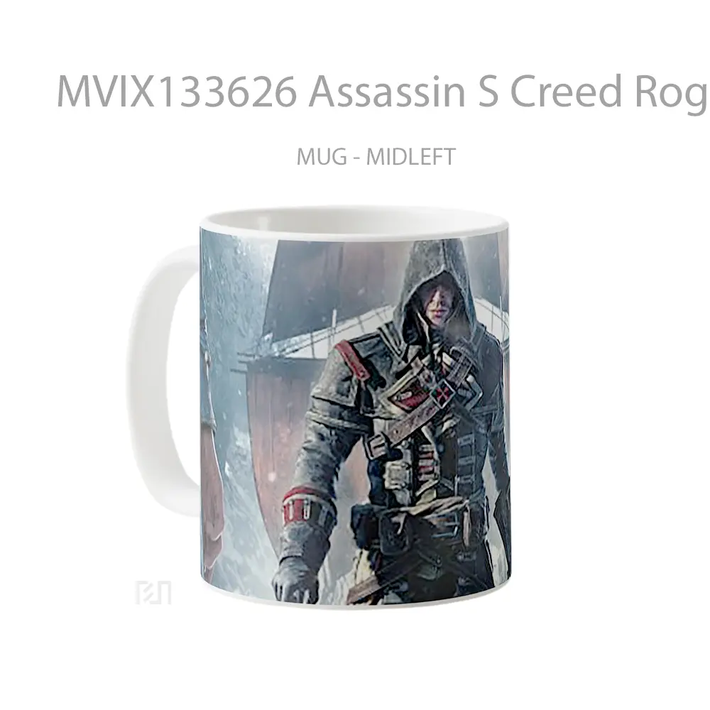 Mug Assassin S Creed Rogue Gelas Keramik Unik - All-side / Desain