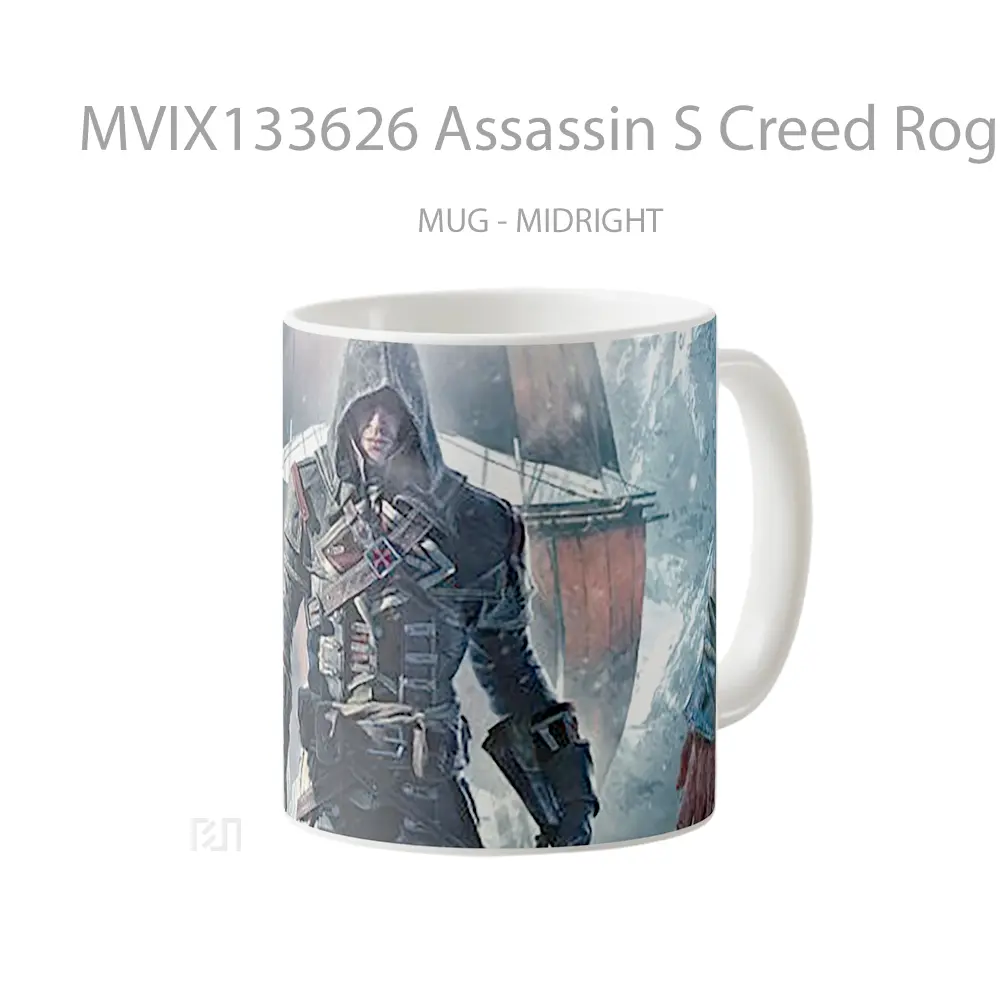 Mug Assassin S Creed Rogue Gelas Keramik Unik - All-side / Desain
