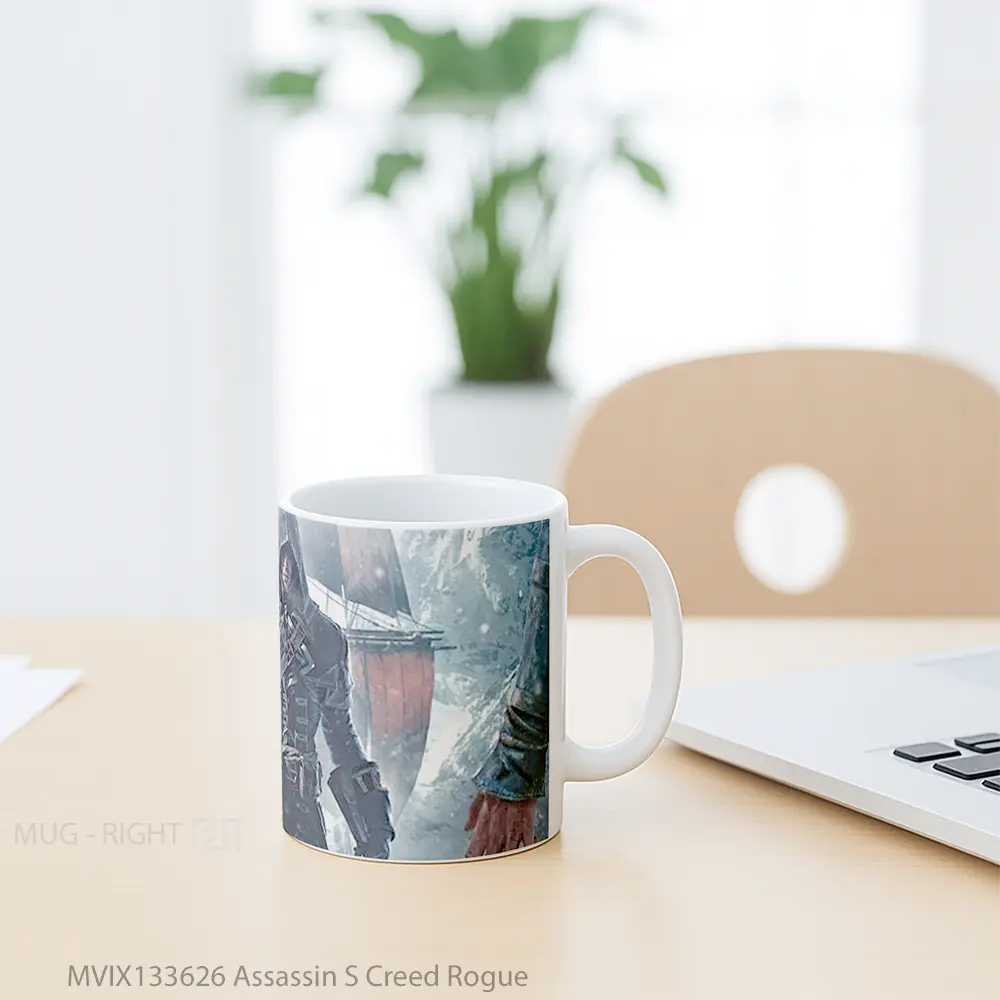 Mug Assassin S Creed Rogue Gelas Keramik Unik - All-side / Desain