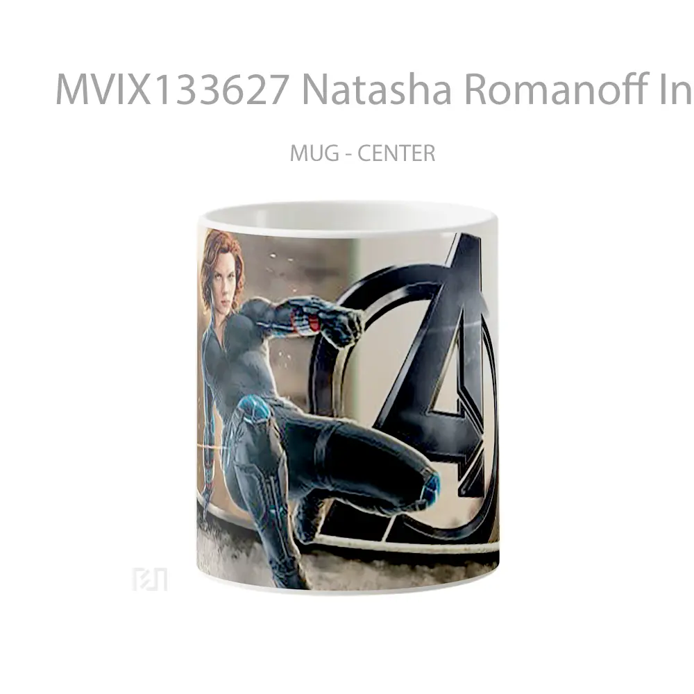 Mug Natasha Romanoff In Avengers Gelas Superhero