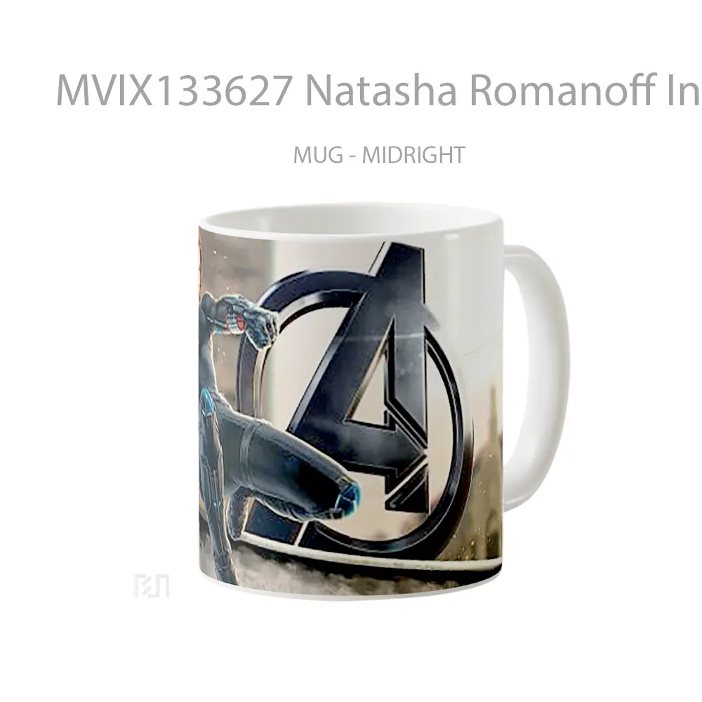 Mug Natasha Romanoff In Avengers Gelas Superhero - All-side / Desain