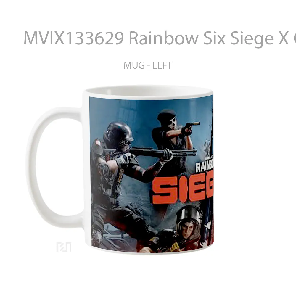 Mug Rainbow Six Siege X Game Cangkir Gamer - All-side / Desain