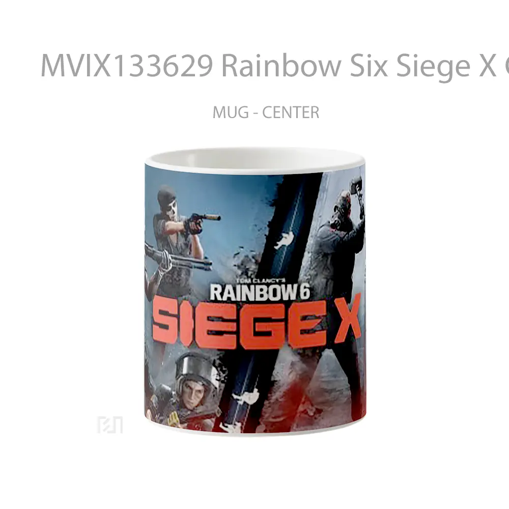 Mug Rainbow Six Siege X Game Cangkir Gamer