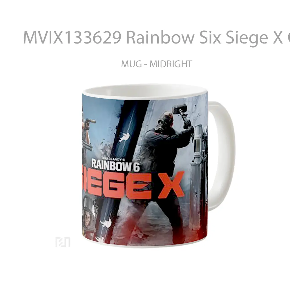 Mug Rainbow Six Siege X Game Cangkir Gamer - All-side / Desain