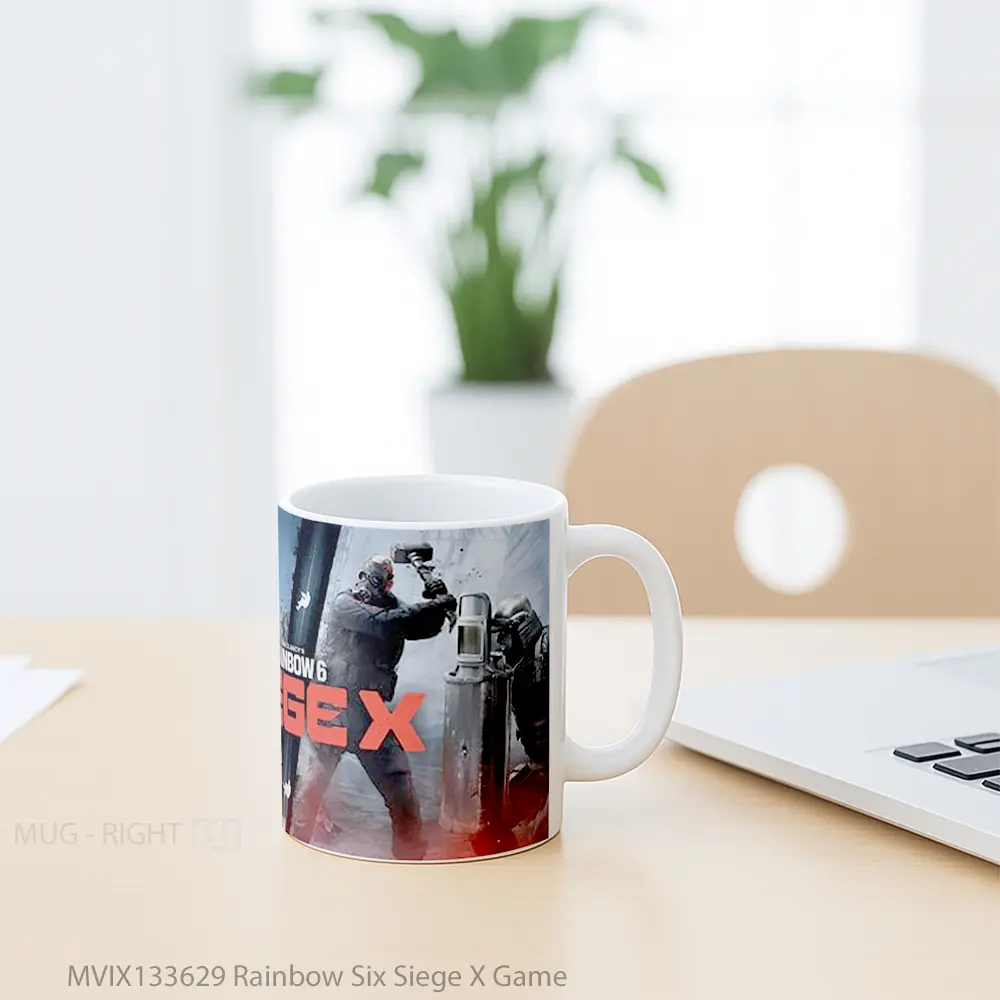 Mug Rainbow Six Siege X Game Cangkir Gamer - All-side / Desain