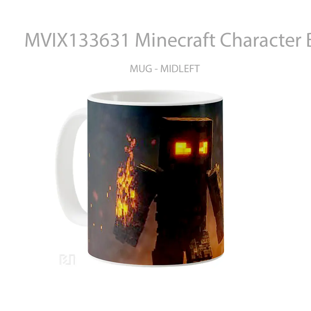 Mug Minecraft Character Between Fire Cangkir Gamer - All-side / Desain