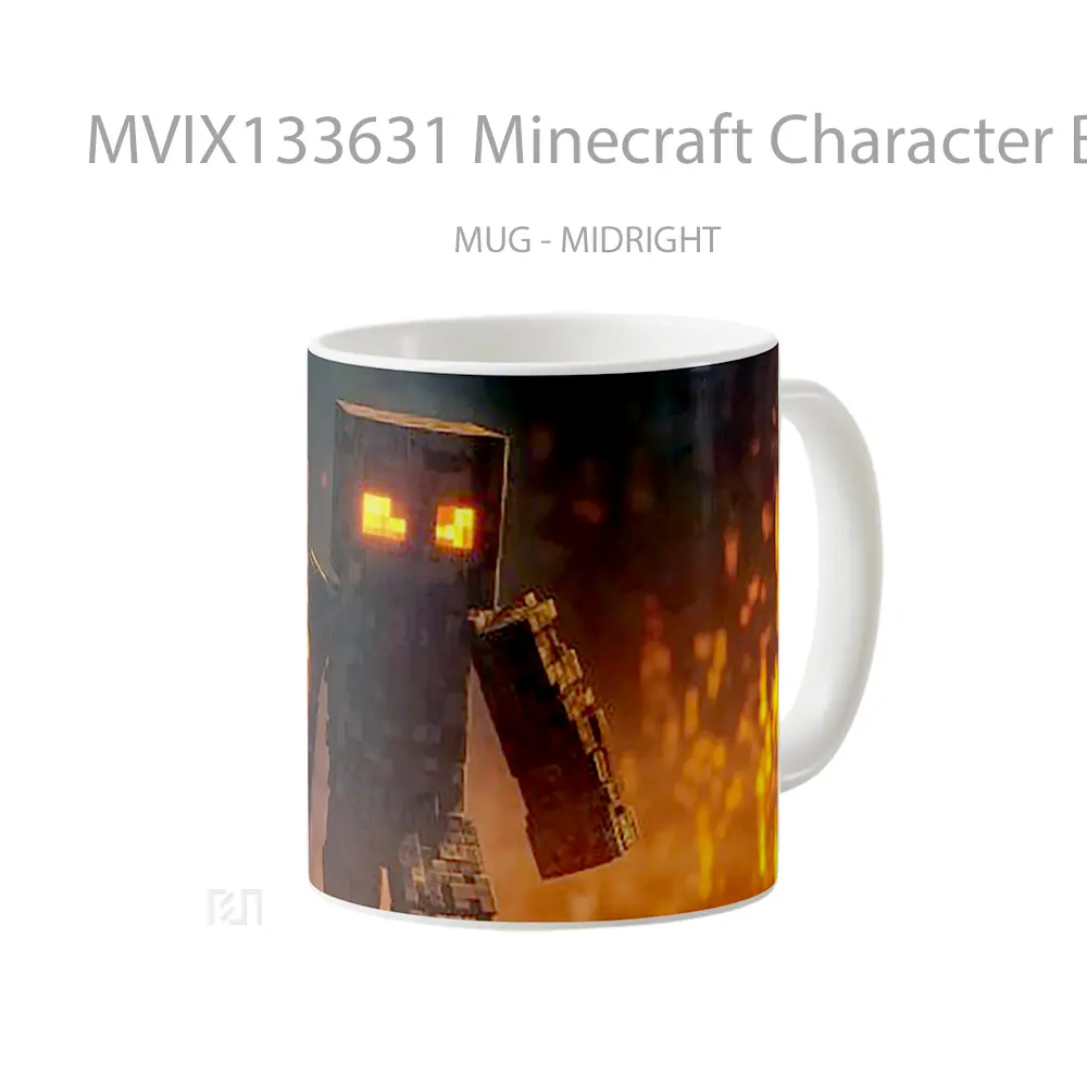Mug Minecraft Character Between Fire Cangkir Gamer - All-side / Desain