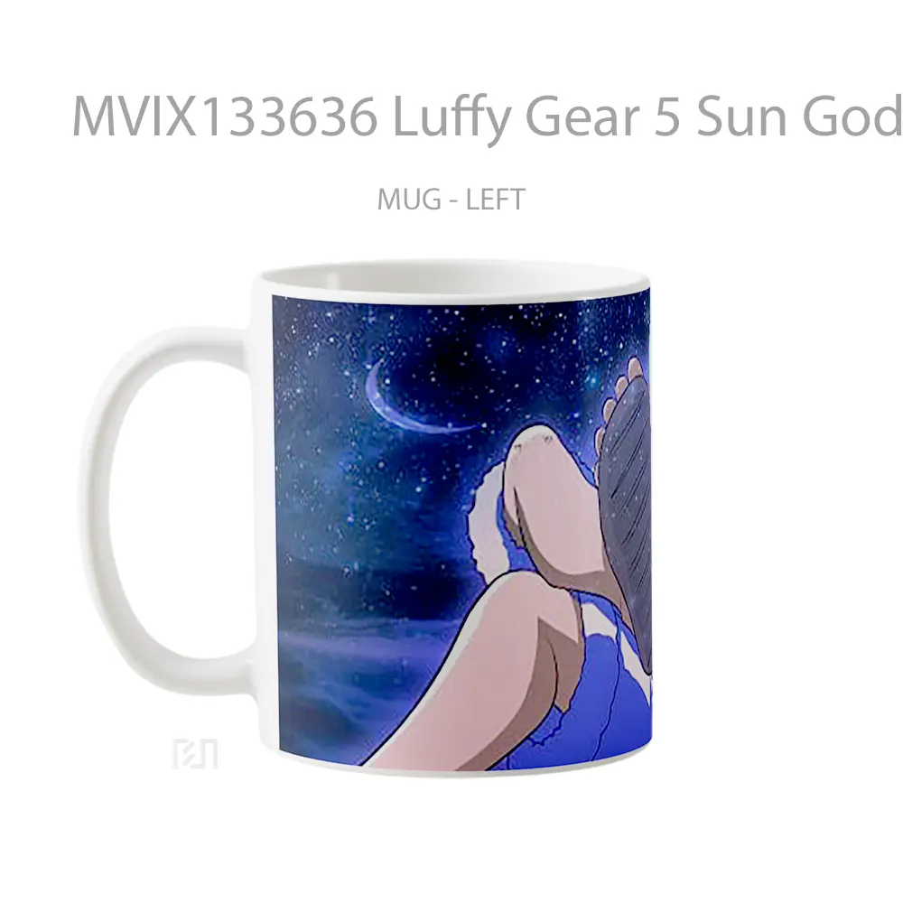 Mug Luffy Gear 5 Sun God Nika V3 Cangkir Anime - All-side / Desain