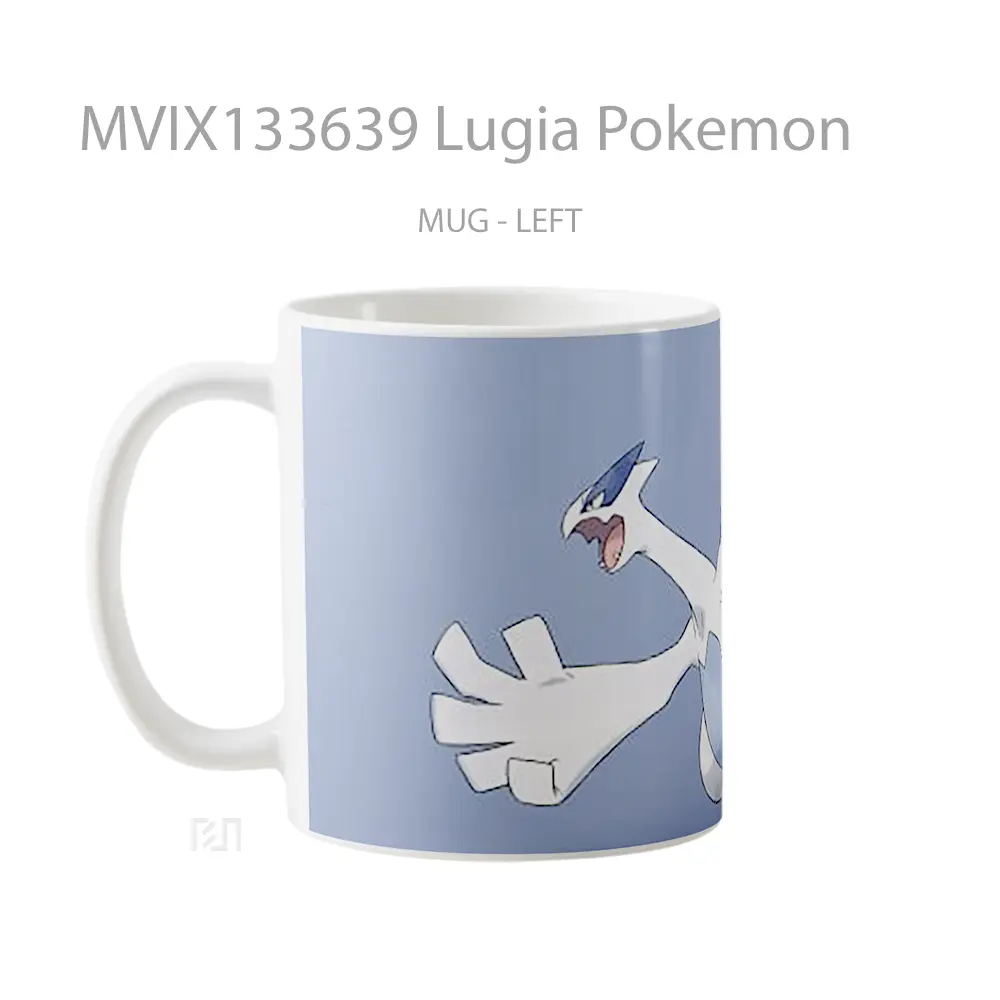 Mug Lugia Pokemon Cangkir Anime - All-side / Desain