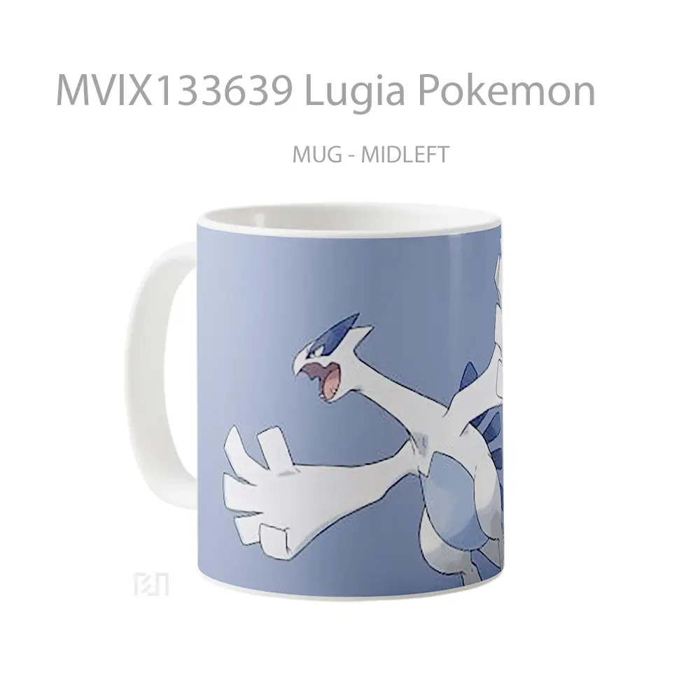 Mug Lugia Pokemon Cangkir Anime - All-side / Desain