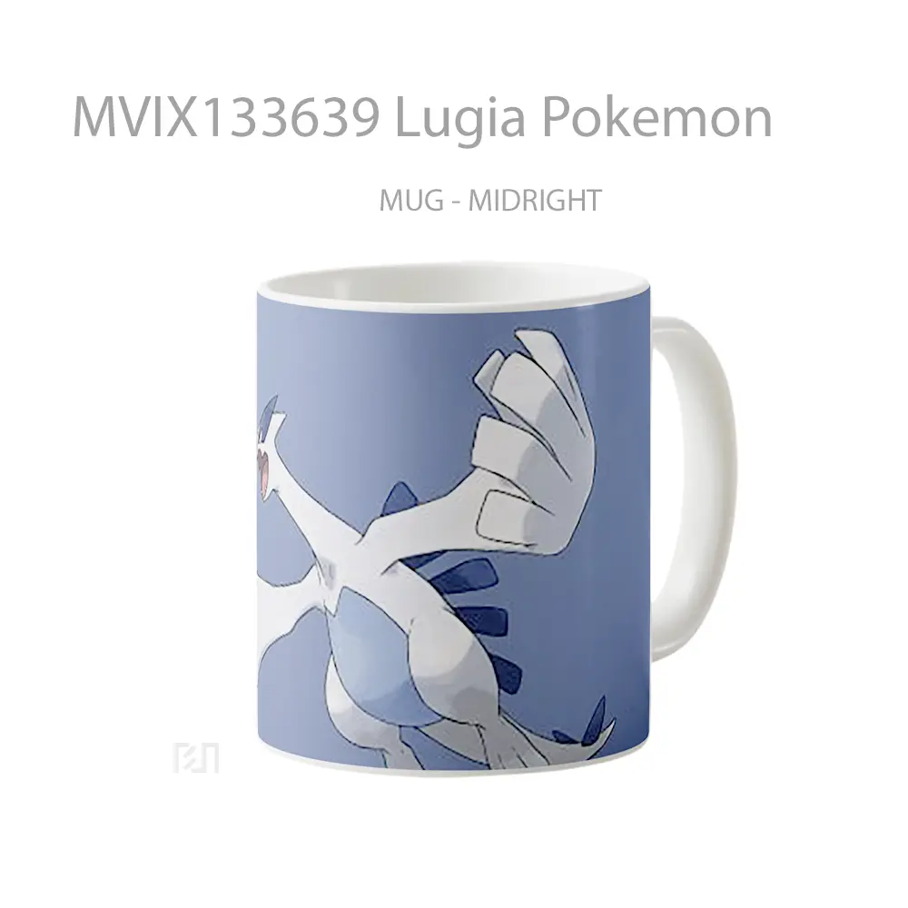 Mug Lugia Pokemon Cangkir Anime - All-side / Desain
