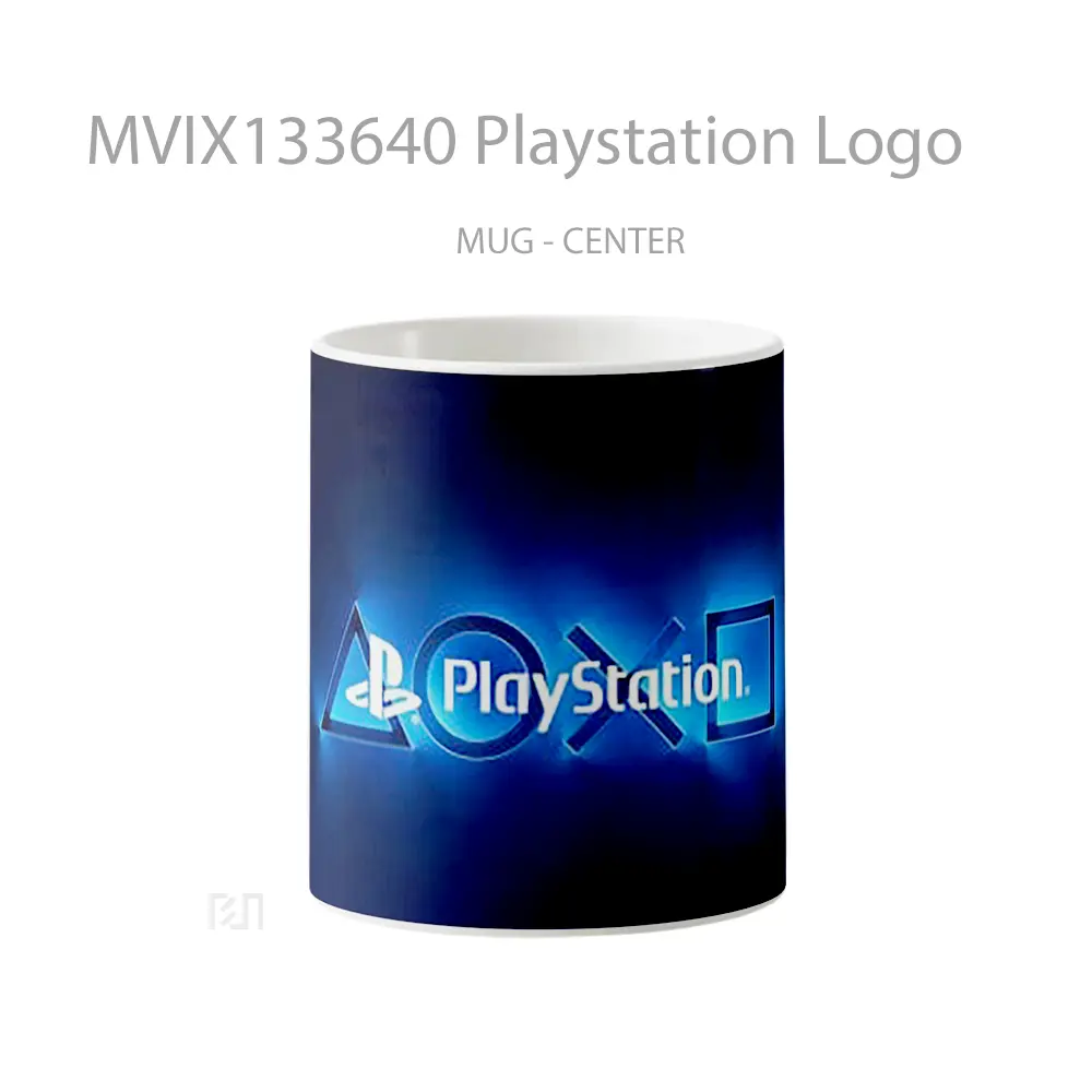 Mug Playstation Logo Cangkir Gamer