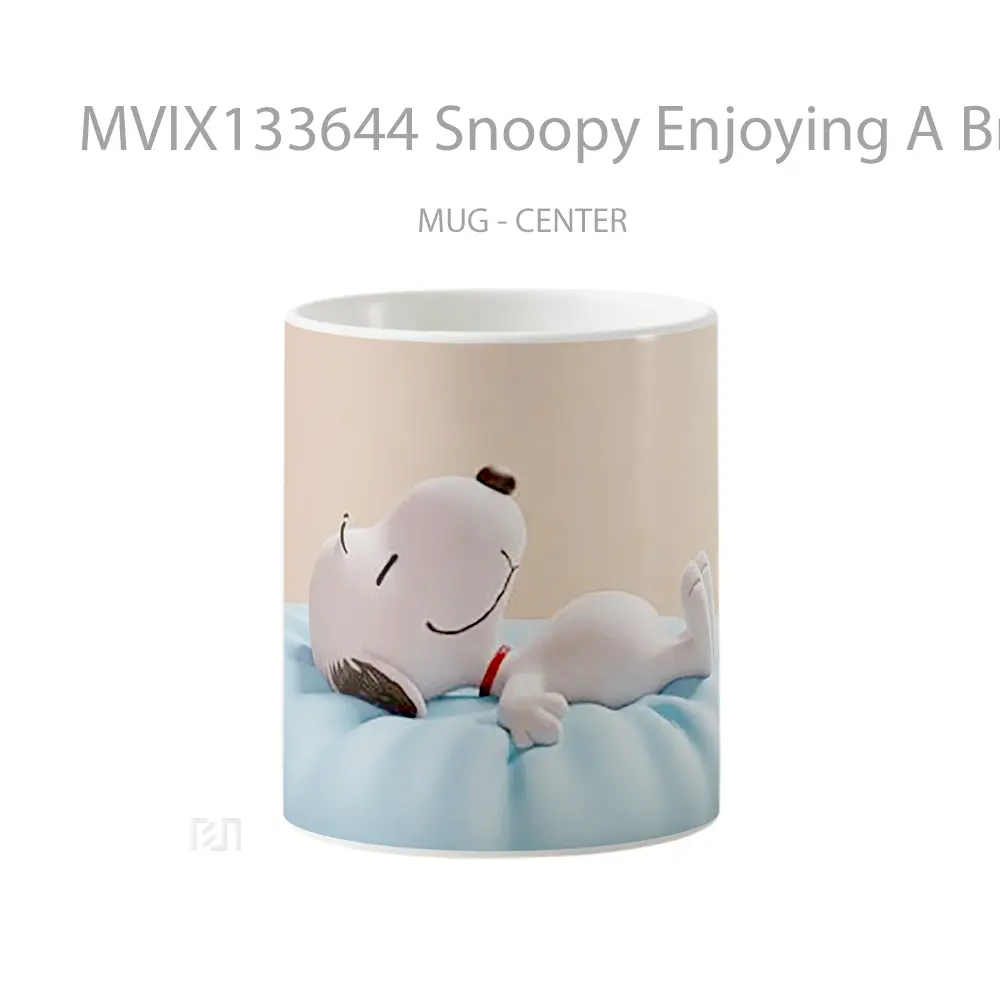 Mug Snoopy Enjoying A Break Gelas Keramik Unik