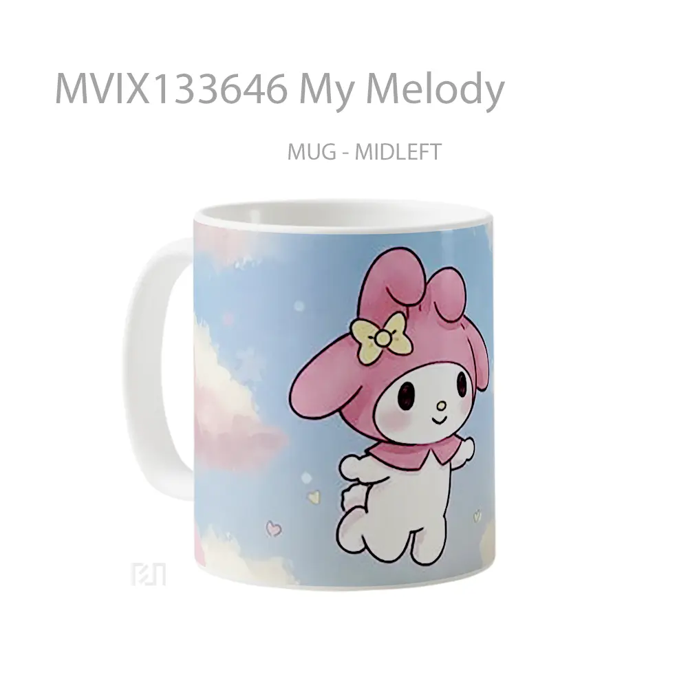 Mug My Melody Gelas Keramik Unik - All-side / Desain